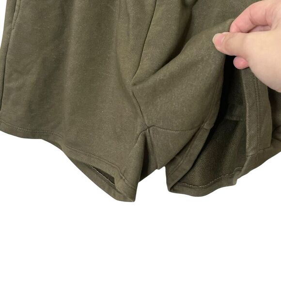 Good American Pull On Shorts Sea Turtle Green Women’s Size Small French Terry - Picture 4 of 10